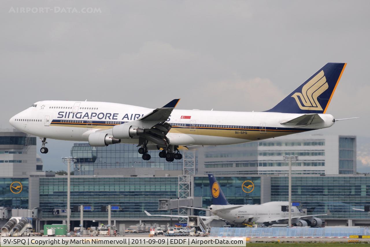 9V-SPQ, Boeing 747-412 C/N 28025, Singapore Airlines
