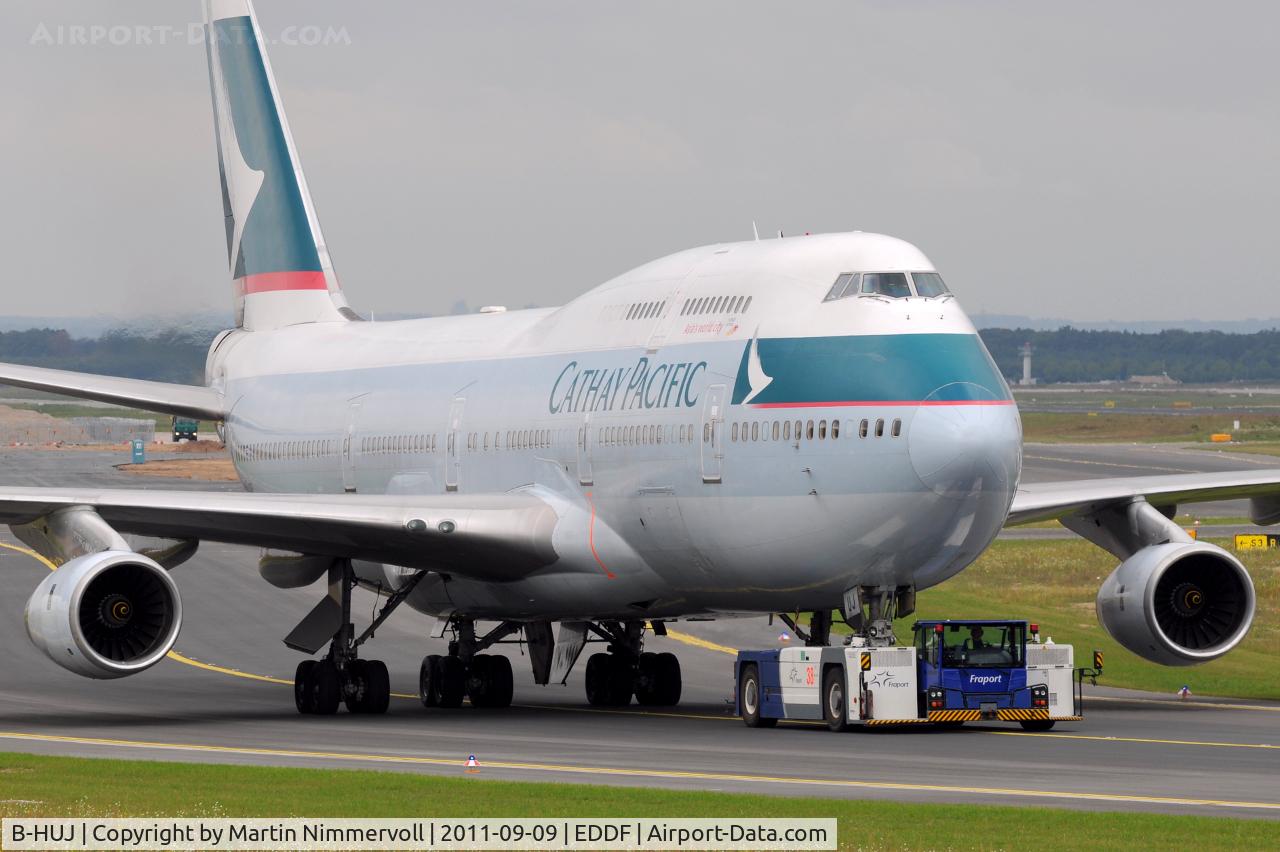 B-HUJ, 1995 Boeing 747-467 C/N 27595, Cathay Pacific