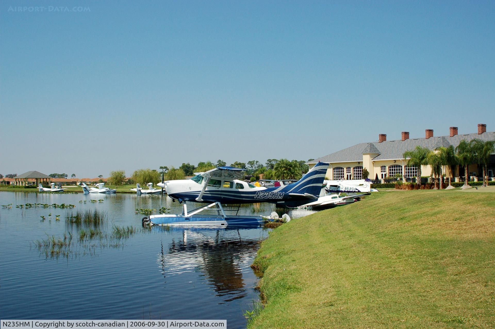 N235HM, 1984 Cessna TU206G Turbo Stationair C/N U20606795, 1984 Cessna TU206G N235HM at Lake Ashton Golf Club, Lake Wales, FL