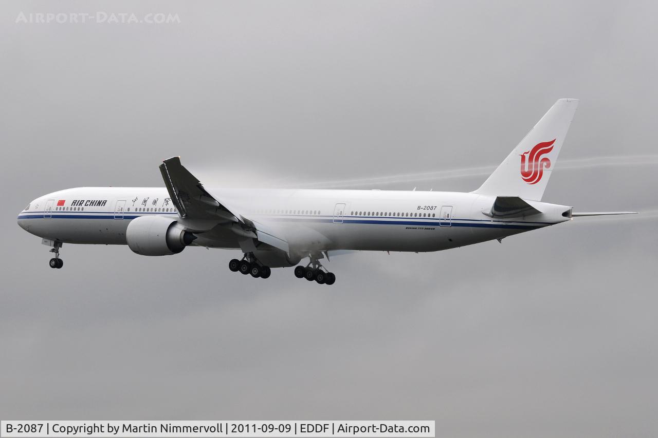 B-2087, 2011 Boeing 777-39L/ER C/N 38672, Air China