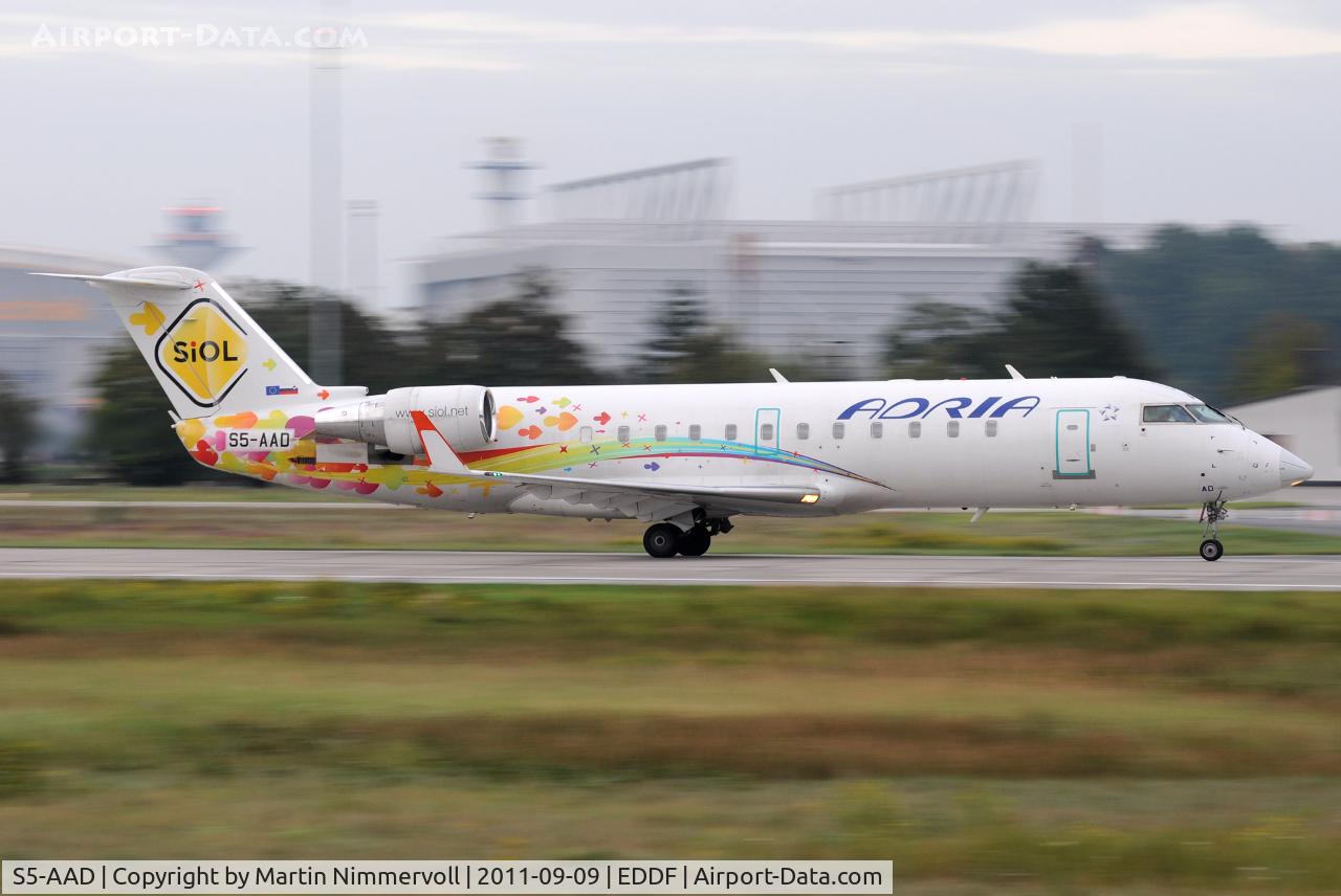 S5-AAD, 1997 Canadair CRJ-200LR (CL-600-2B19) C/N 7166, Adria Airways