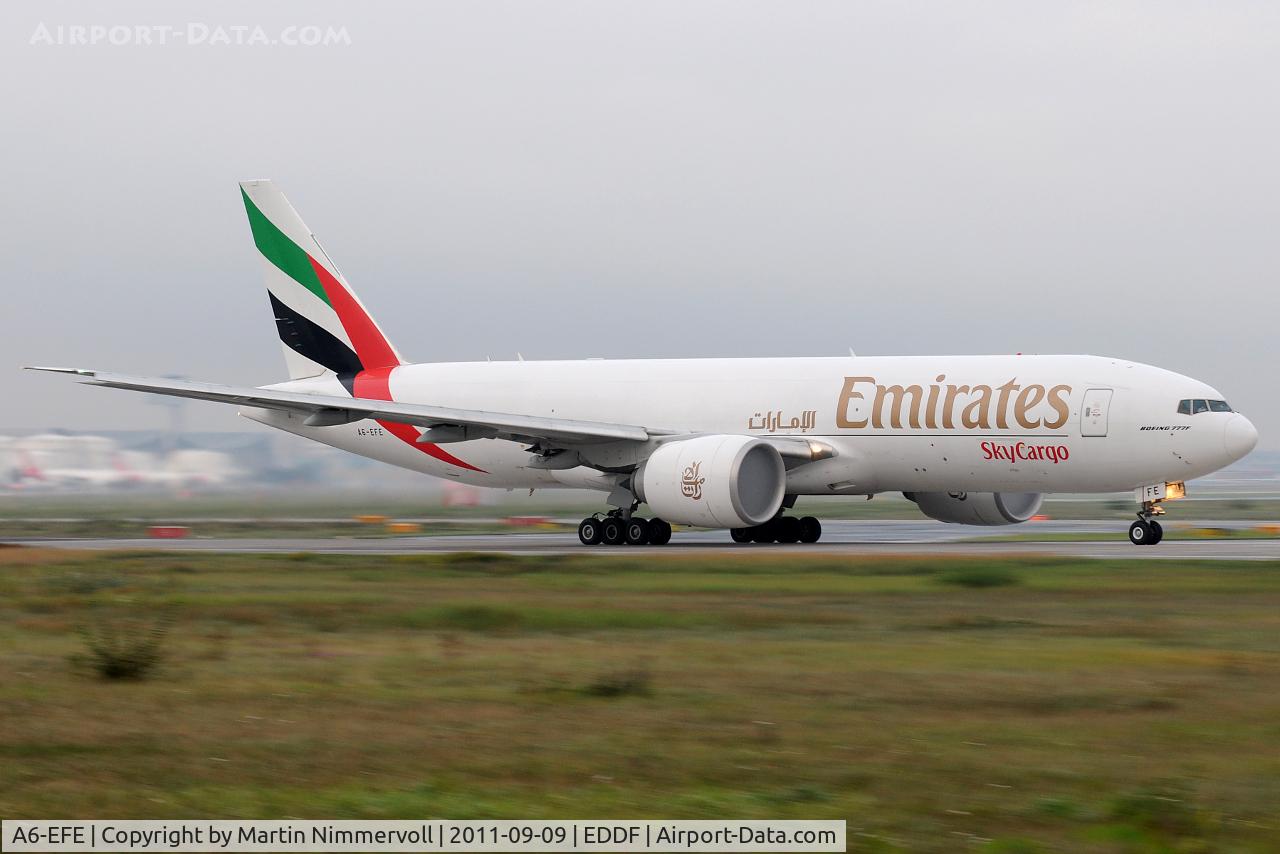 A6-EFE, 2009 Boeing 777-F1H C/N 35607, Emirates Sky Cargo