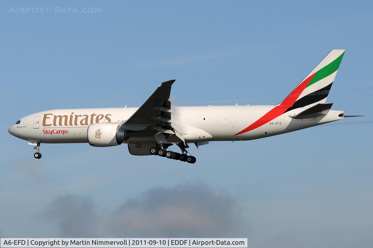 A6-EFD, 2009 Boeing 777-F1H C/N 35606, Emirates Sky Cargo