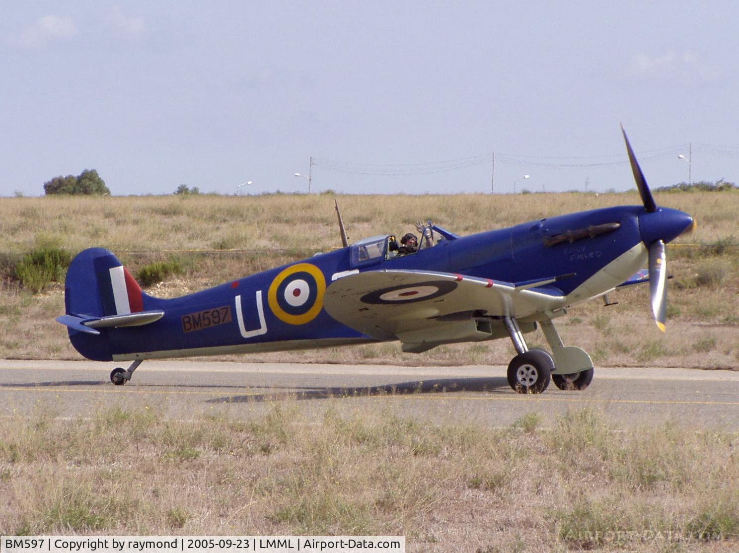 BM597, 1942 Supermarine 349 Spitfire LF.Vb C/N CBAF.2461, Spitfire BM597 (-G-MKVB) ex-RAF