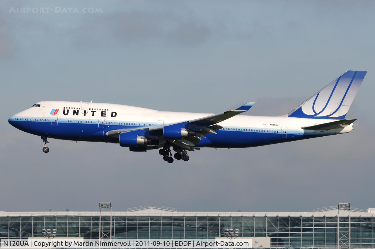 N120UA, 1999 Boeing 747-422 C/N 29166, United Airlines