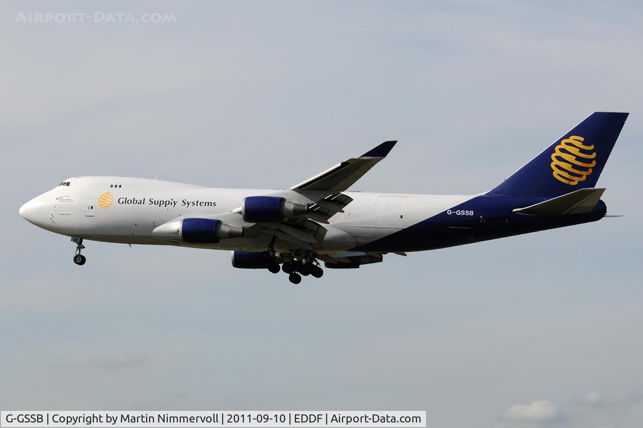 G-GSSB, 1998 Boeing 747-47UF C/N 29252, Global Supply Systems