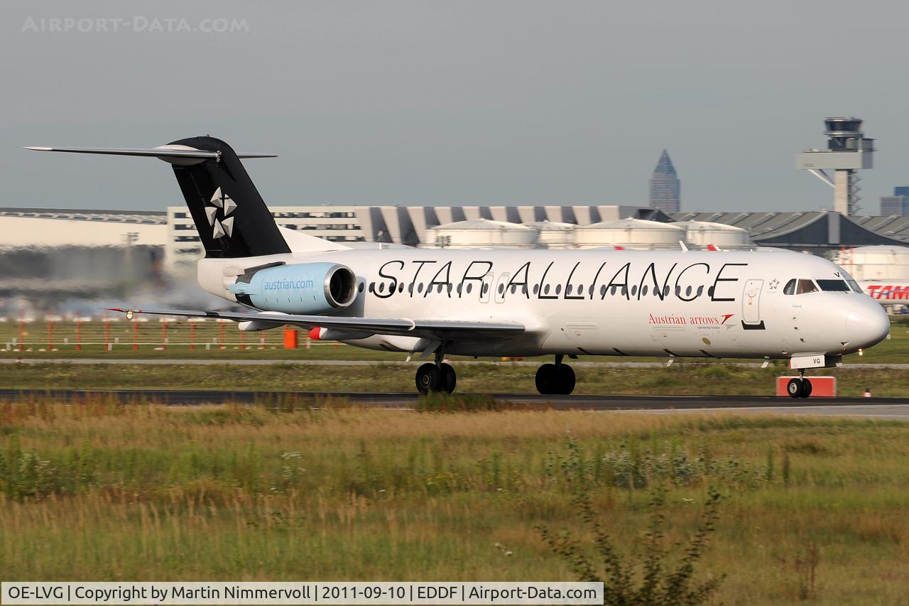 OE-LVG, 1994 Fokker 100 (F-28-0100) C/N 11520, Austrian Arrows