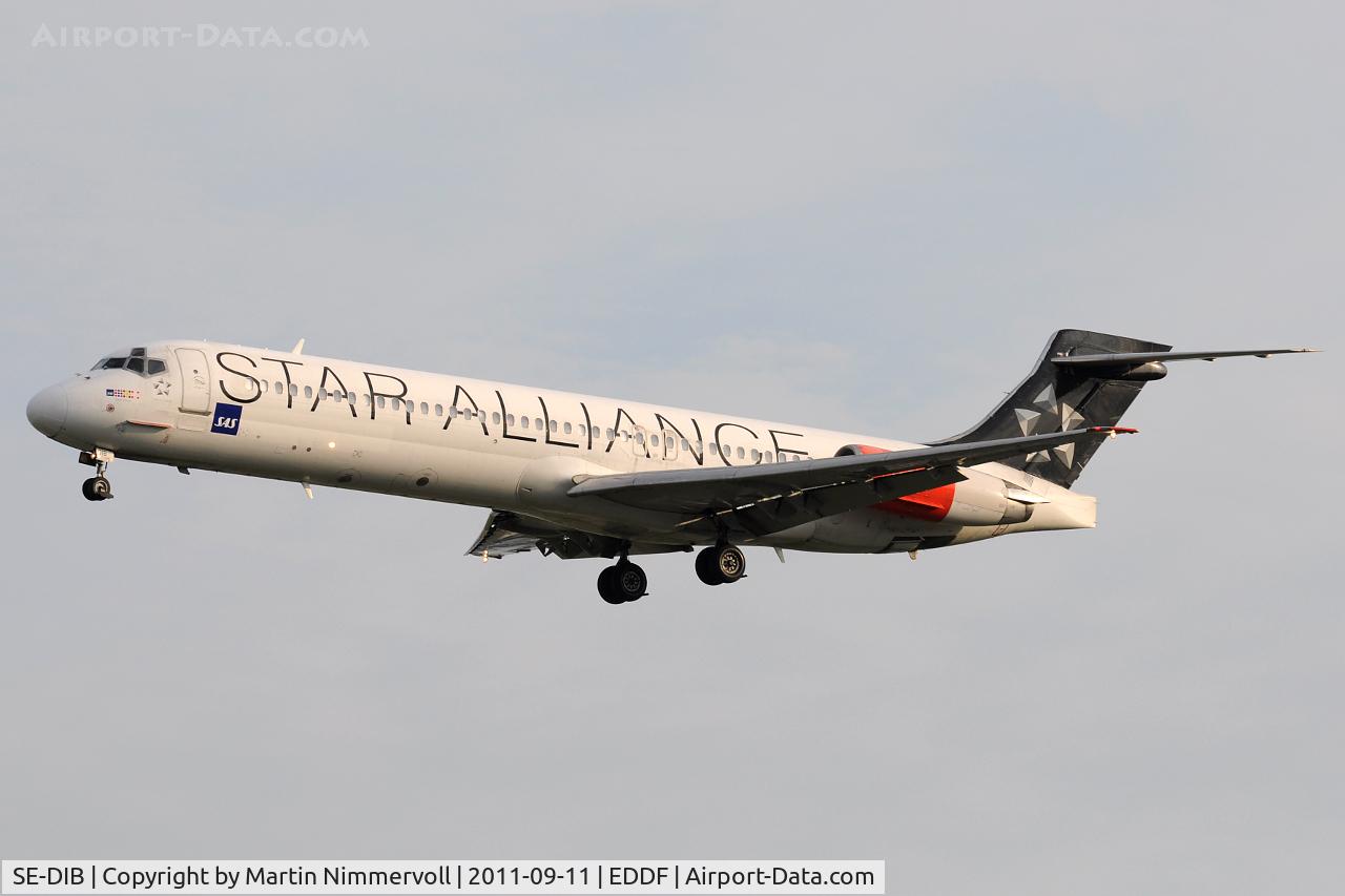 SE-DIB, 1988 McDonnell Douglas MD-87 (DC-9-87) C/N 49605, SAS