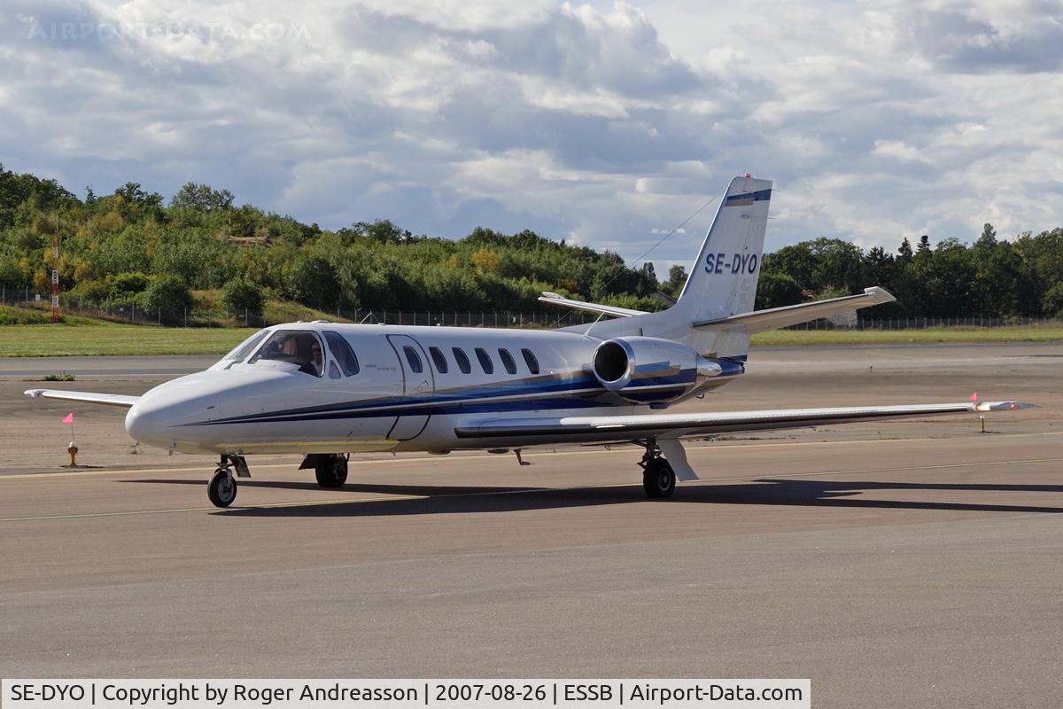 SE-DYO, 1987 Cessna S550 Citation IIS C/N S550-0134, At the time operated by Eastair. Owner Harley-Davidson Sweden AB