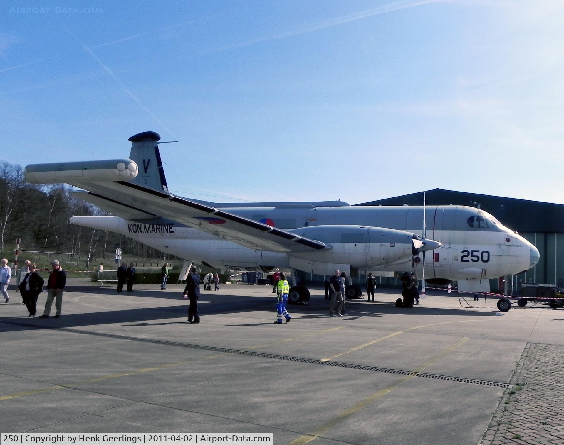 250, Breguet SP-13A Atlantic C/N 55, Royal Dutch Navy.
Was based at Valkenburg now in the Aviation Museum at Soesterberg