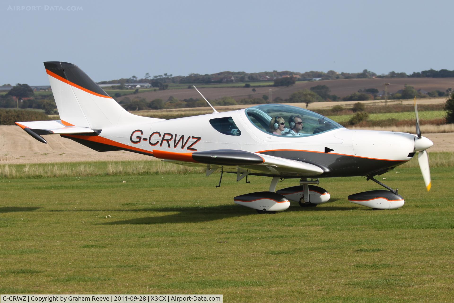 G-CRWZ, 2009 CZAW SportCruiser C/N PFA 338-14648, Just landed at Northrepps.