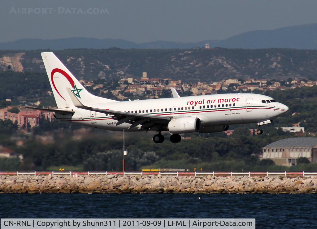 CN-RNL, 1999 Boeing 737-7B6 C/N 28982, Landing rwy 13L
