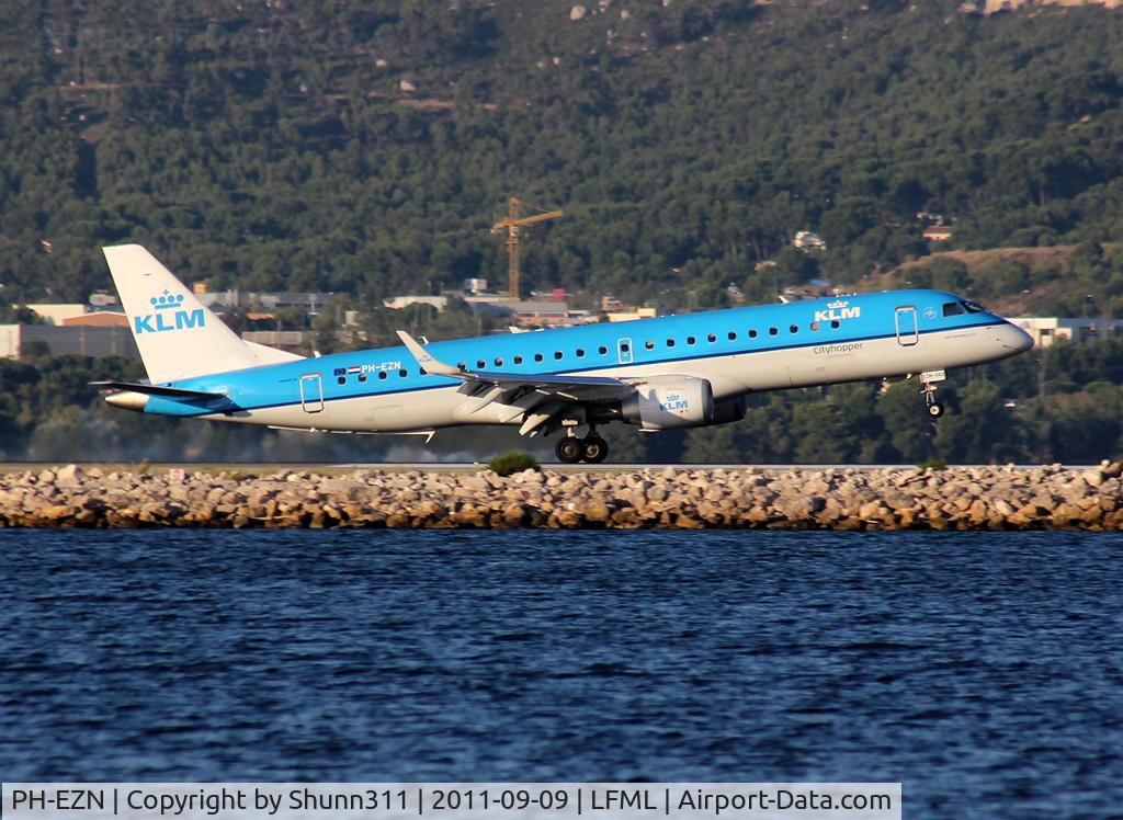 PH-EZN, 2010 Embraer 190LR (ERJ-190-100LR) C/N 19000342, Landing rwy 13L