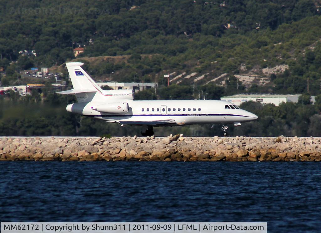 MM62172, 1999 Dassault Falcon 900EX C/N 052, Taking off rwy 13L