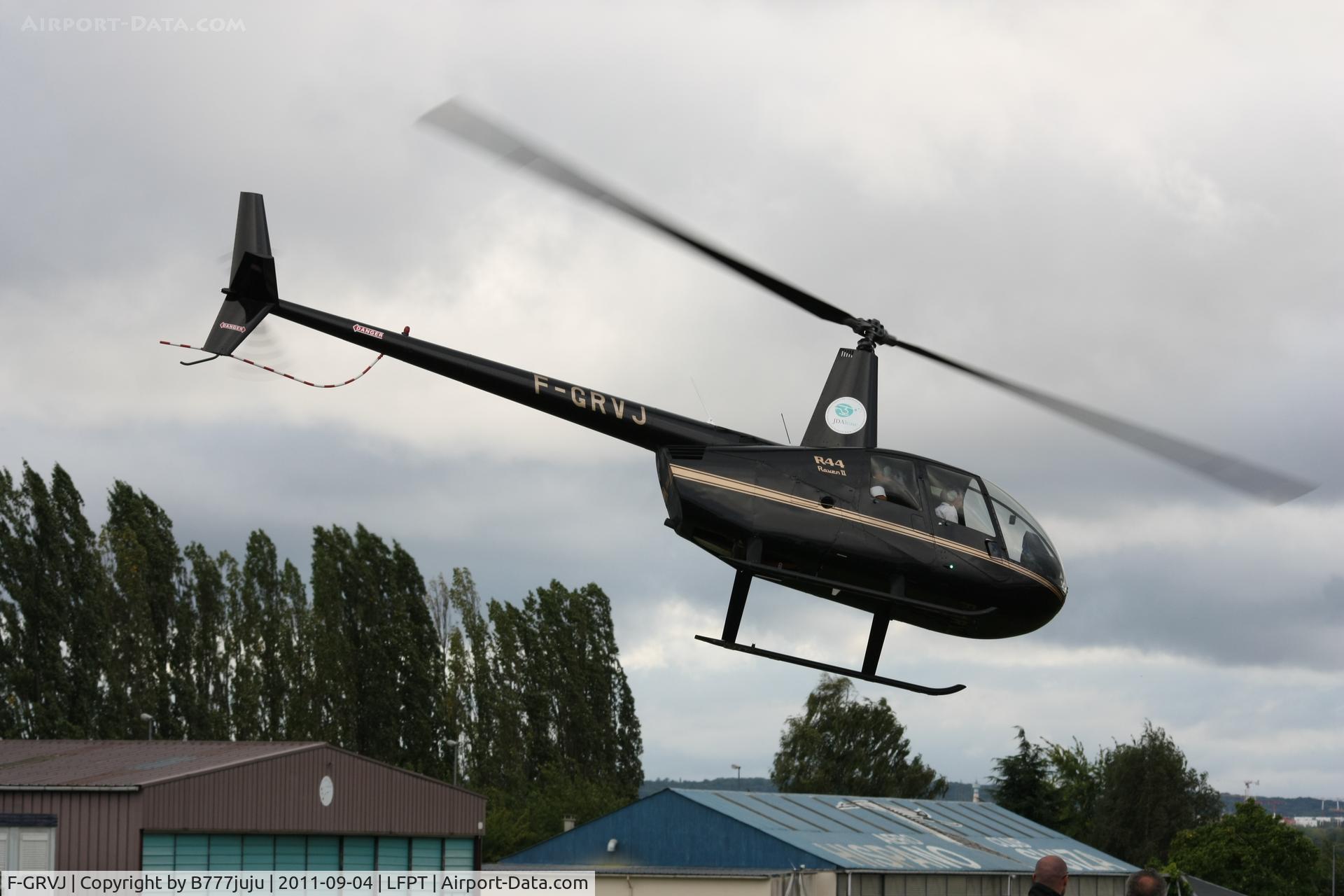 F-GRVJ, 2007 Robinson R44 Raven II C/N 11644, use for sky christening