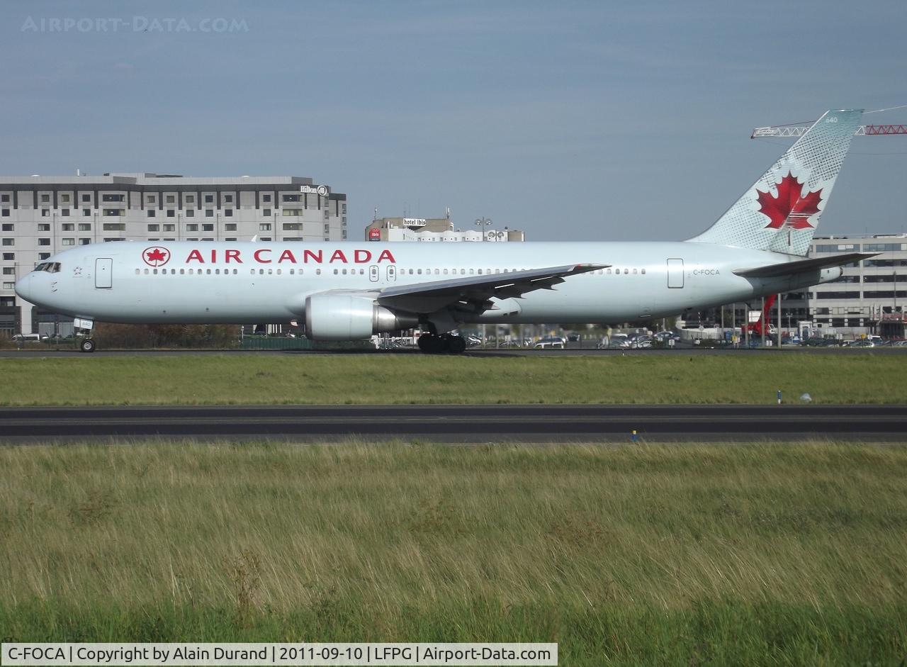 C-FOCA, 1990 Boeing 767-375/ER C/N 24575, Veteran Charlie-Alpha was already a regular visitor when in Canadian's colors