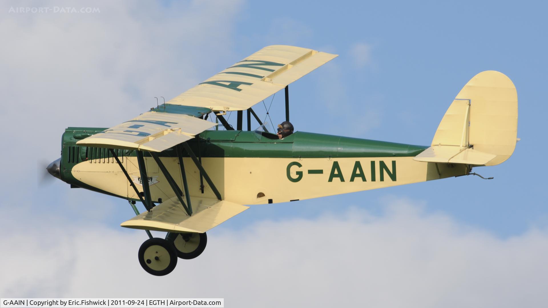 G-AAIN, 1934 Parnall Elf II C/N J.6, 41. G-AAIN  at a glorious Shuttleworth Uncovered Air Display, September 2011