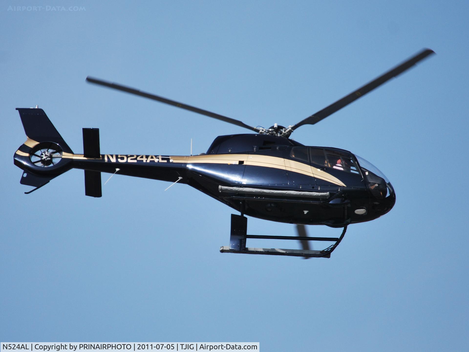 N524AL, 2001 Eurocopter EC-120B C/N 1263, EUROPTER COLIBRI ARRIVING @ ISLA GRANDE ,PR ON A SUNNY DAY