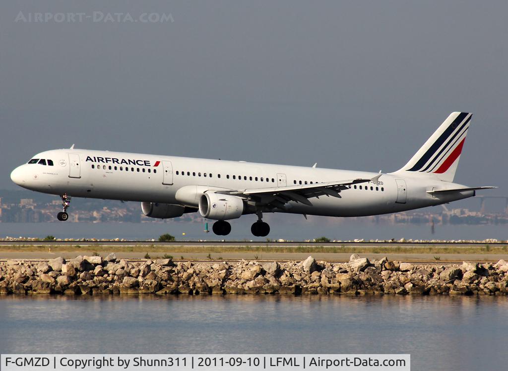 F-GMZD, 1995 Airbus A321-111 C/N 0529, Landing rwy 13L