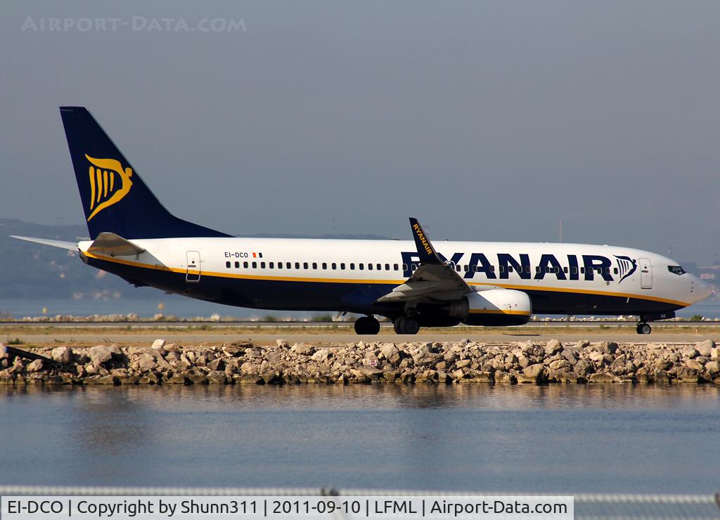 EI-DCO, 2004 Boeing 737-8AS C/N 33809, Taxiing holding point rwy 13L for departure...