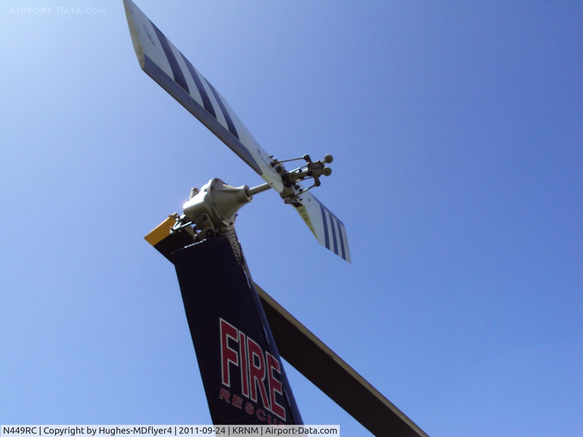 N449RC, 1973 Bell 205A-1 C/N 30121, Tail rotor of ASTREA's Copter 10