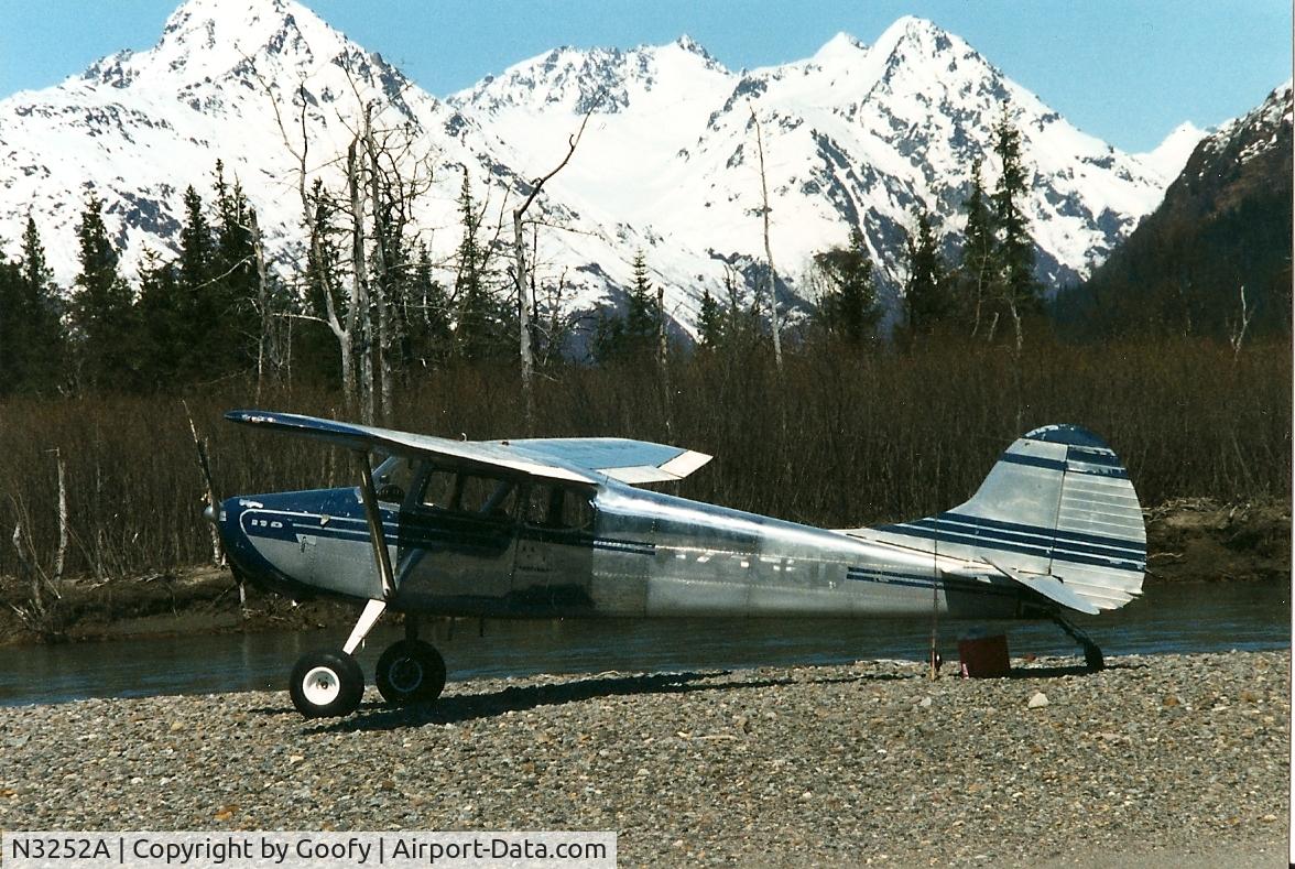 N3252A, 1953 Cessna 170B C/N 25896, Spring Day in AK