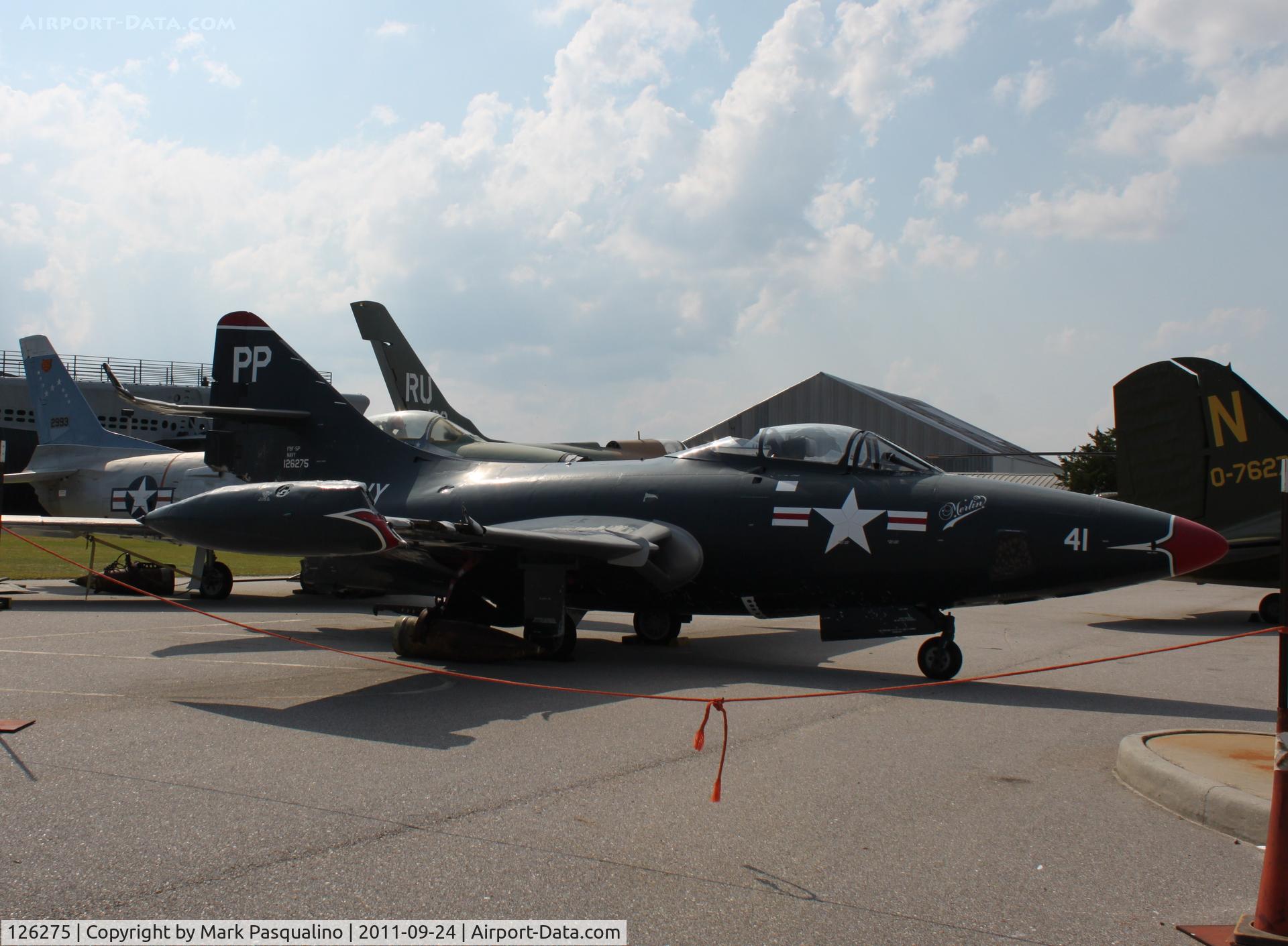 126275, 1950 Grumman F9F-5P Panther C/N Not found 126275, Grumman F9F-5P