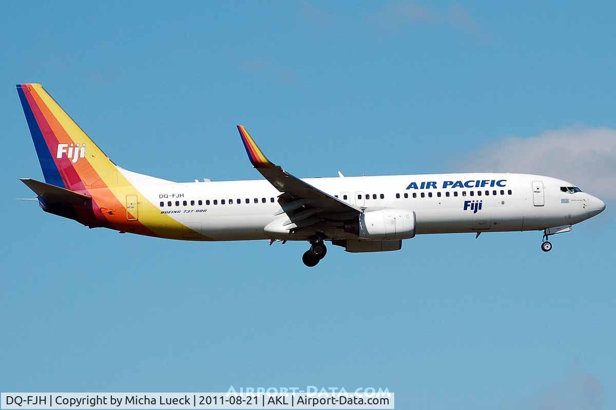 DQ-FJH, 1999 Boeing 737-8X2 C/N 29969, At Auckland
