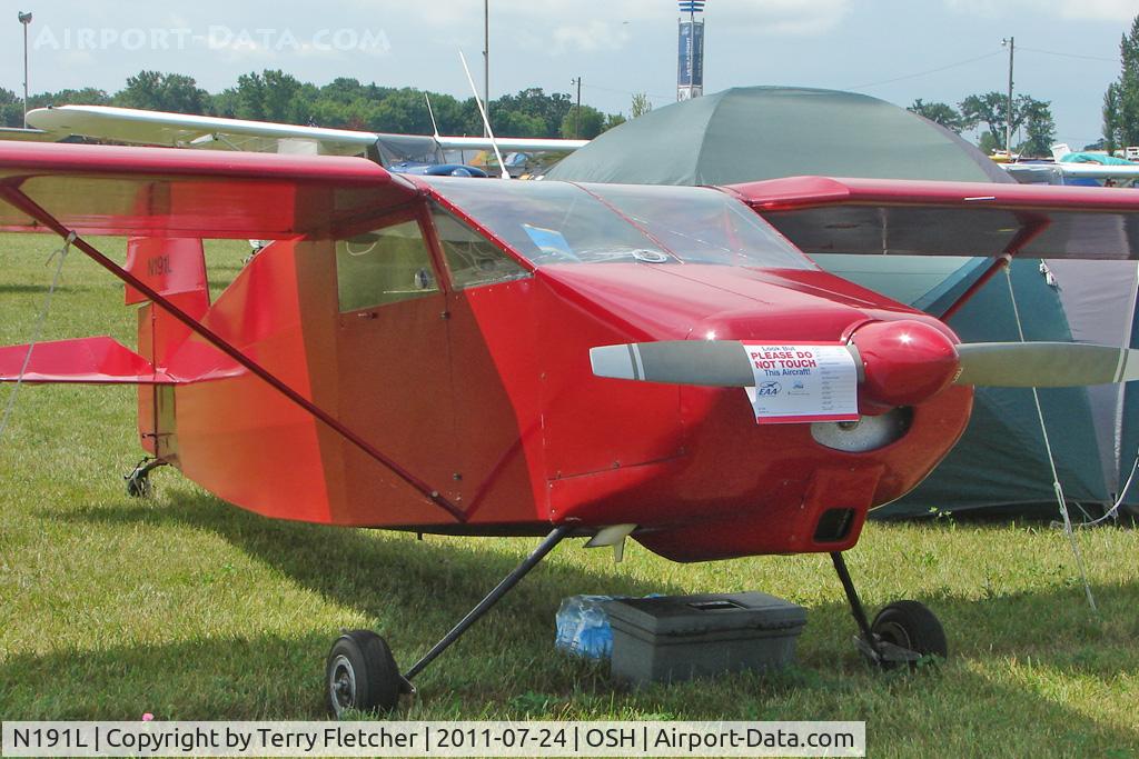 N191L, 1965 Wittman W-8 Tailwind C/N 11, At 2011 Oshkosh