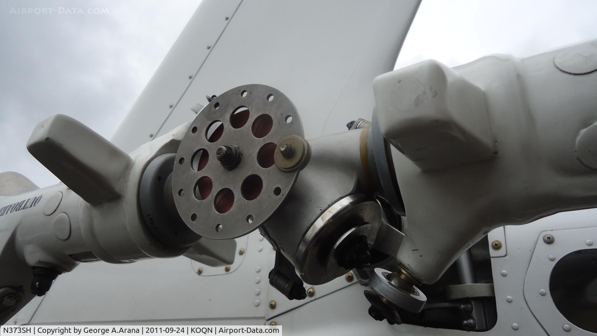 N373SH, Agusta A-109S C/N 22010, Tail rotor