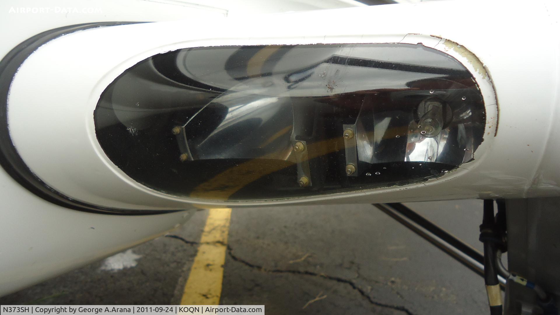 N373SH, Agusta A-109S C/N 22010, Port landing light