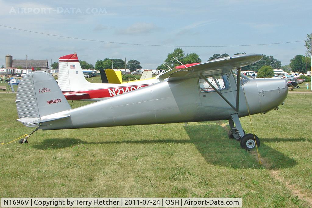 N1696V, 1946 Cessna 120 C/N 13868, At 2011 Oshkosh
