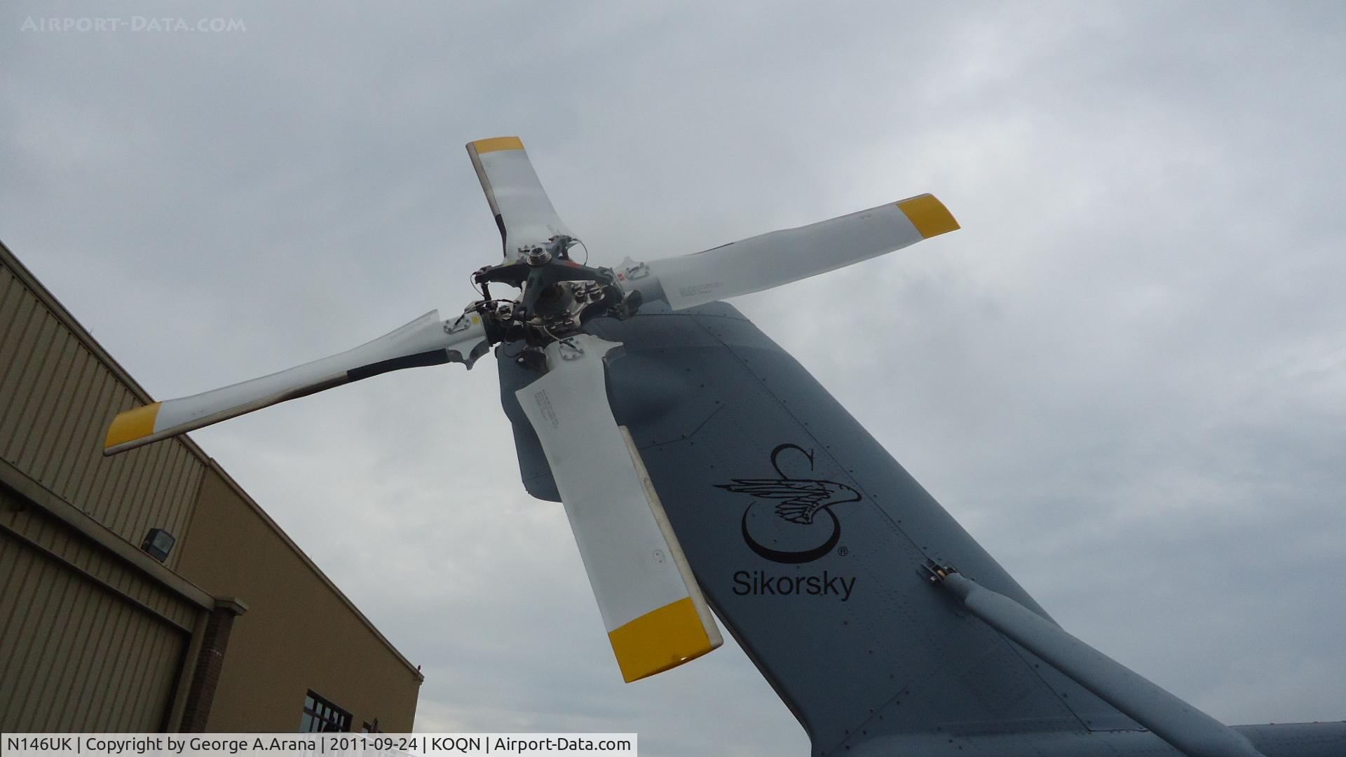 N146UK, 2011 Sikorsky S-92A C/N 92-0146, Tail rotor as viewed from starboard