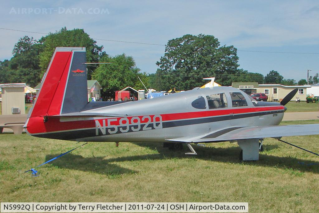 N5992Q, 1965 Mooney M20C Ranger C/N 3216, At 2011 Oshkosh