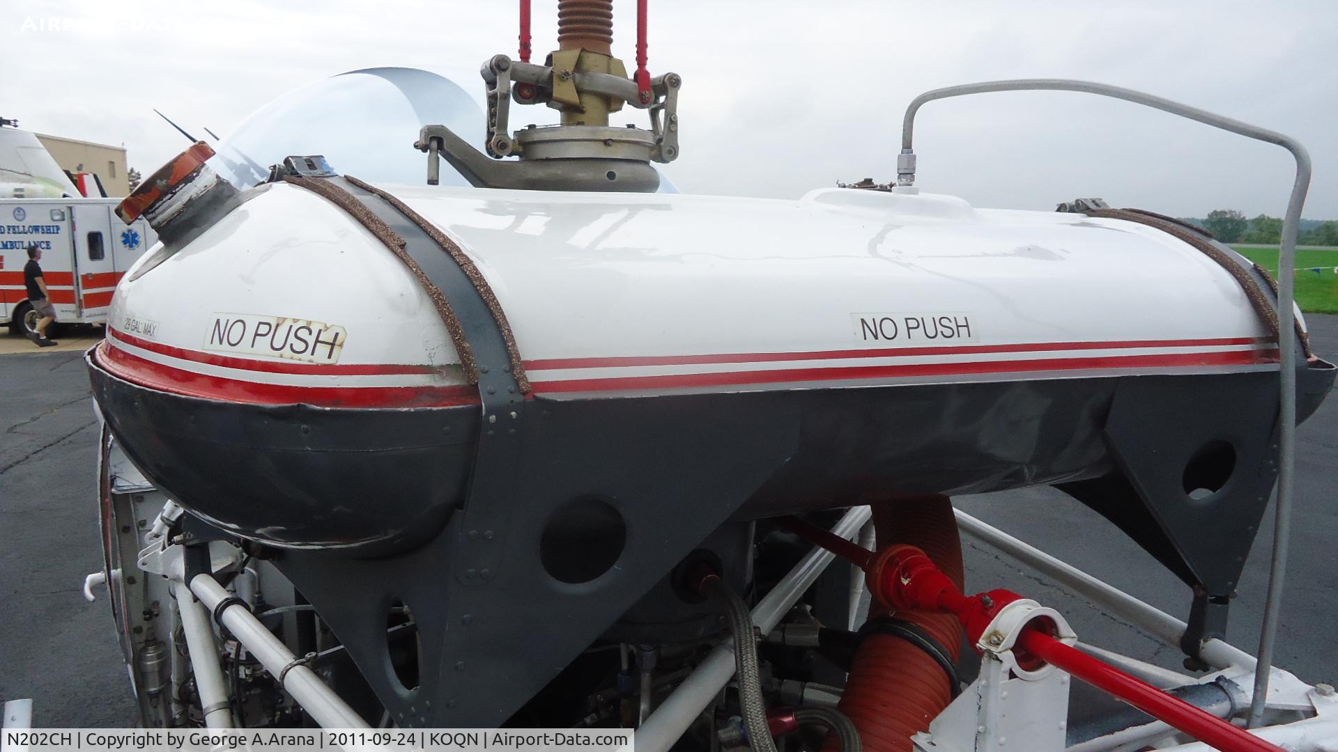N202CH, 1951 Bell 47D-1 C/N 301, 29 gallon fuel tank, hardware and support