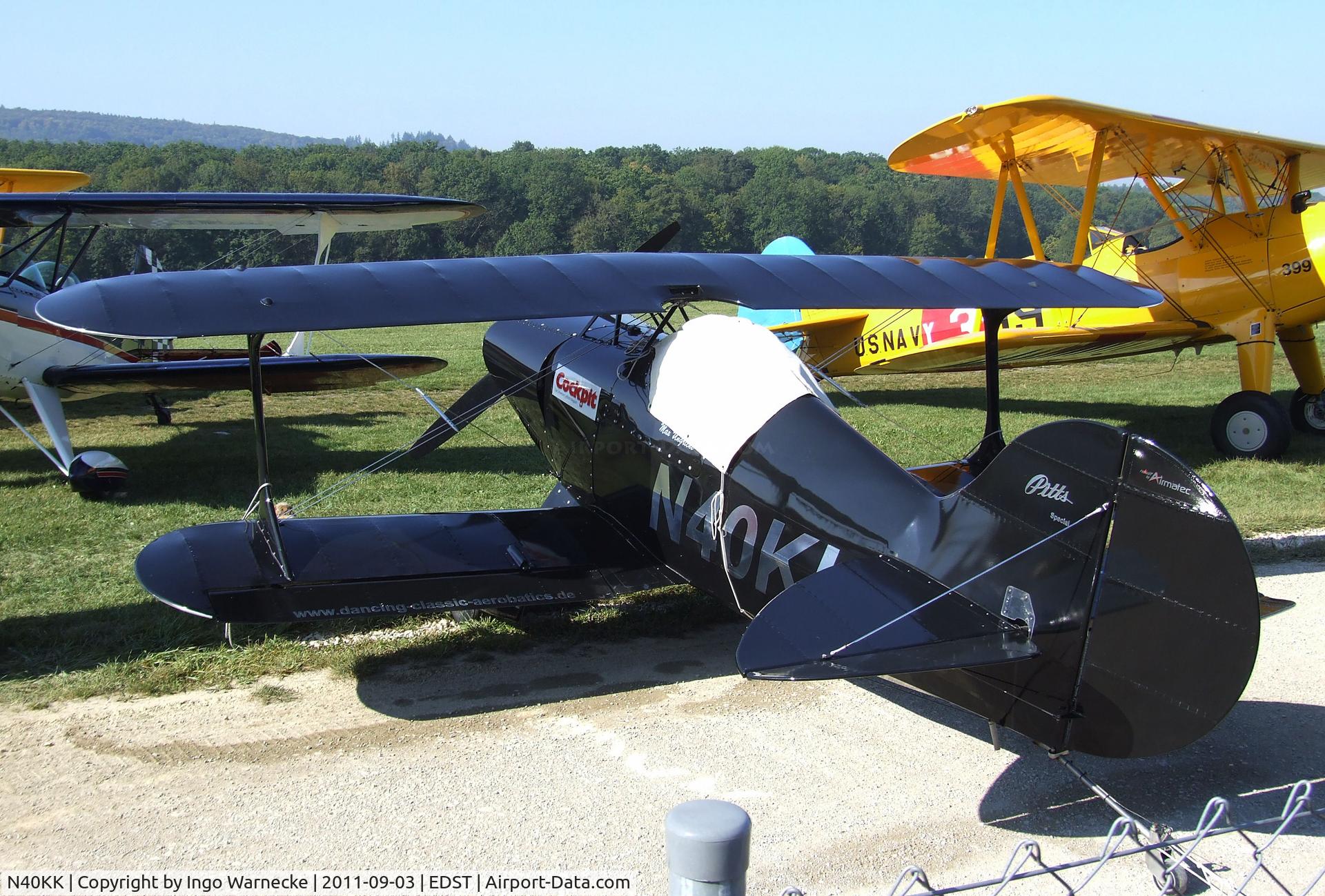 N40KK, 1970 Pitts S-1 Special C/N KK-1, Pitts (Knapp) Special S-1 at the 2011 Hahnweide Fly-in, Kirchheim unter Teck airfield