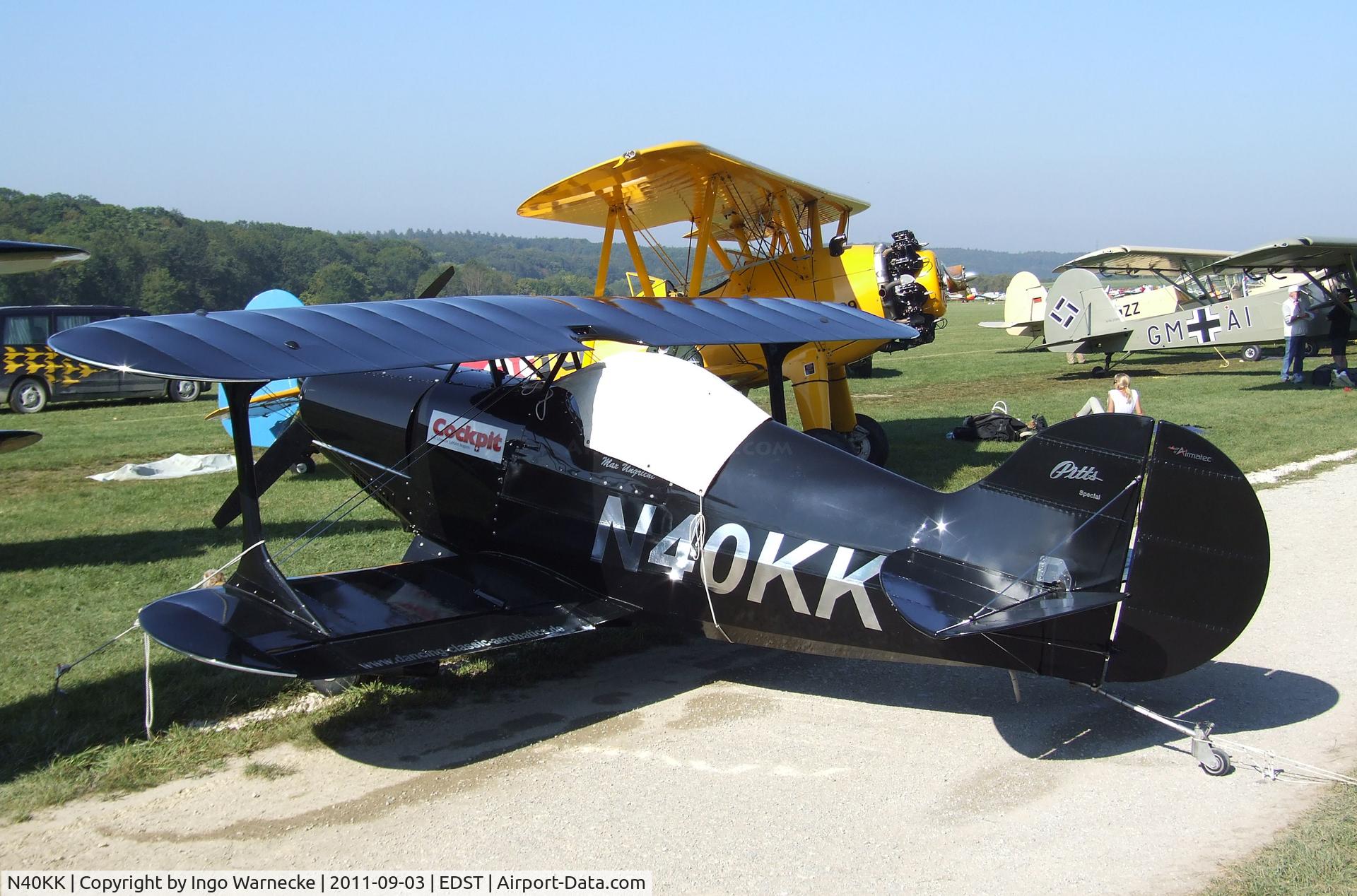 N40KK, 1970 Pitts S-1 Special C/N KK-1, Pitts (Knapp) Special S-1 at the 2011 Hahnweide Fly-in, Kirchheim unter Teck airfield