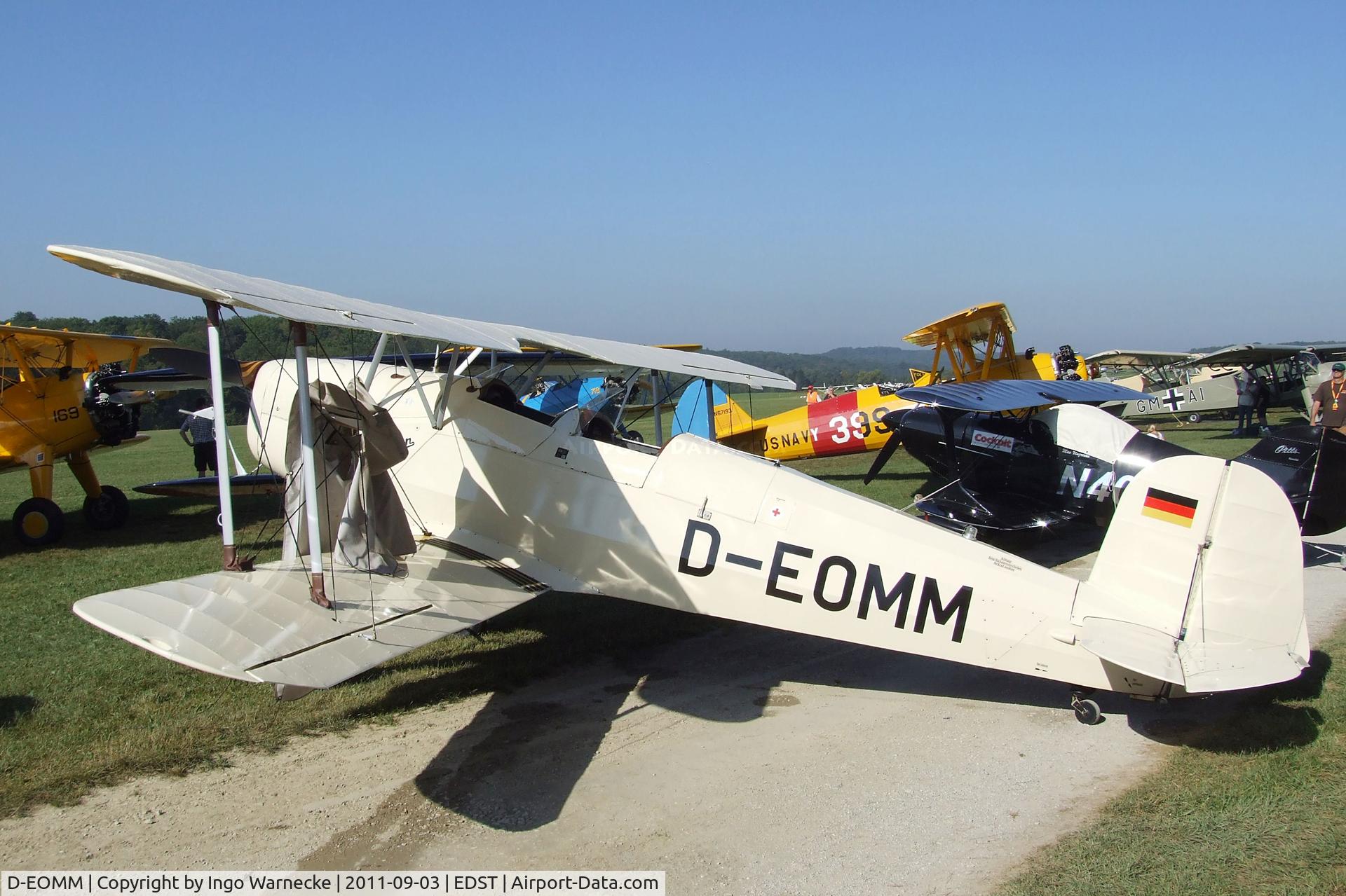 D-EOMM, 1954 CASA 1-131E Jungmann C/N 2001, CASA 1.131E (Bücker Bü 131 Jungmann) at the 2011 Hahnweide Fly-in, Kirchheim unter Teck airfield