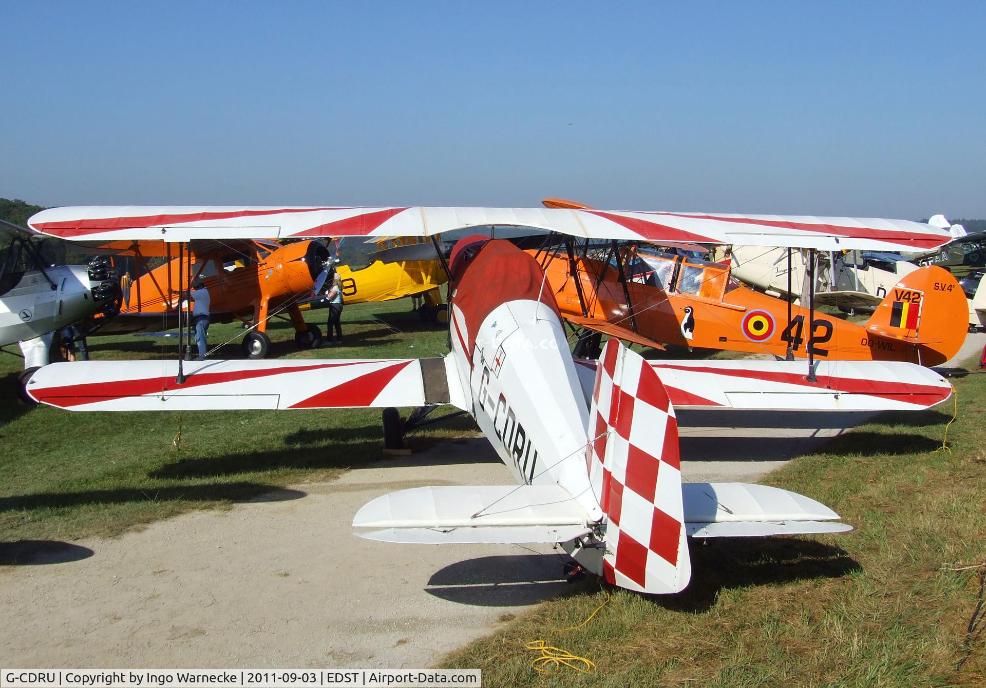 G-CDRU, 1946 CASA 1-131E Jungmann C/N 2321, CASA 1.131E Srs 2000 (Bücker Bü 131 Jungmann) at the 2011 Hahnweide Fly-in, Kirchheim unter Teck airfield
