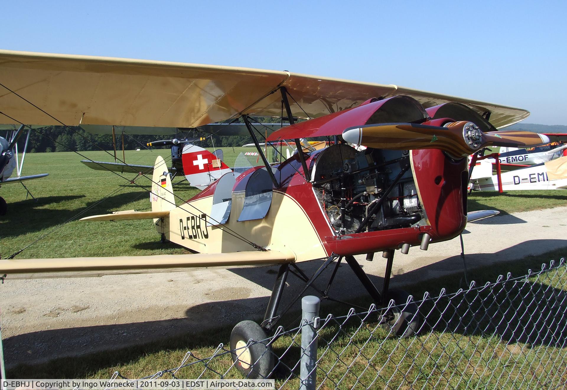 D-EBHJ, 1946 Stampe-Vertongen SV-4C C/N 165, Stampe-Vertongen SV-4C at the 2011 Hahnweide Fly-in, Kirchheim unter Teck airfield