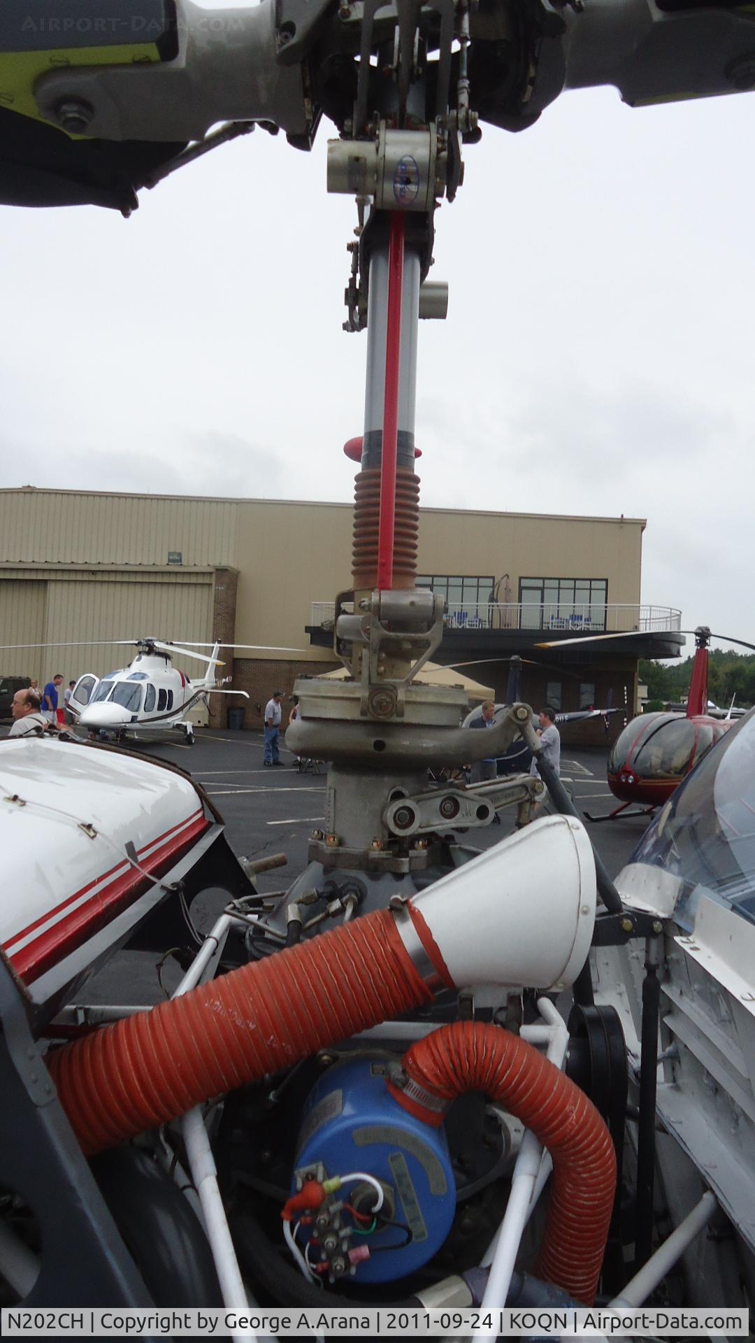 N202CH, 1951 Bell 47D-1 C/N 301, Main rotor and hoses