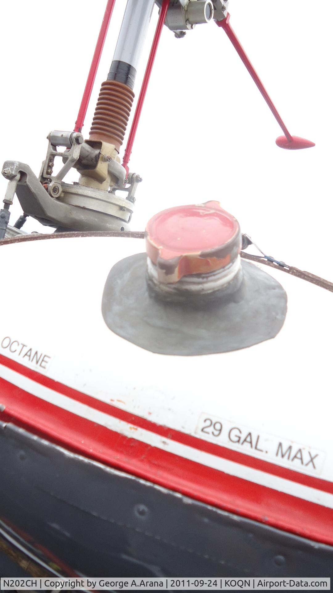 N202CH, 1951 Bell 47D-1 C/N 301, Fuel filler cap