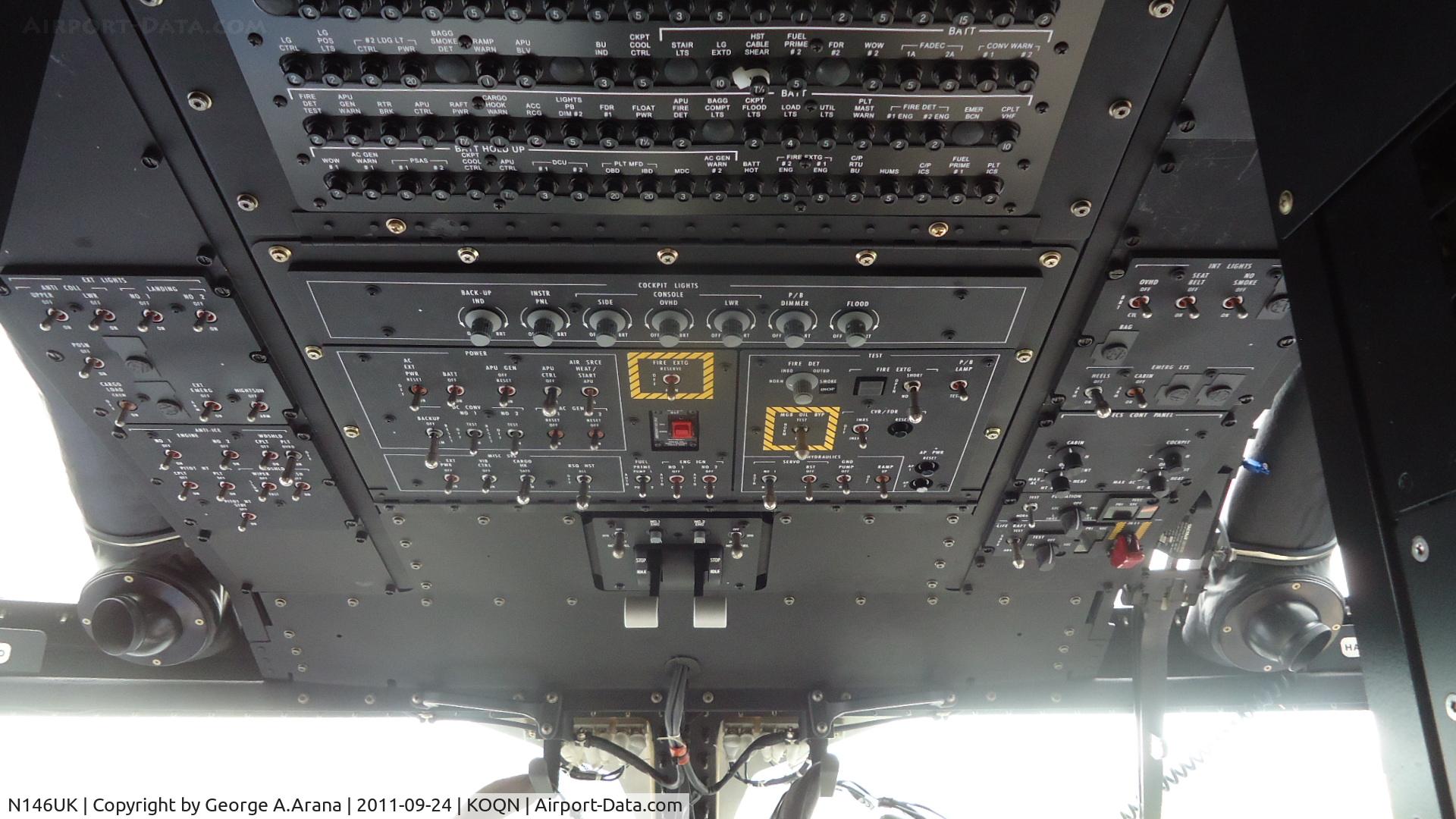 N146UK, 2011 Sikorsky S-92A C/N 92-0146, Overhead panel