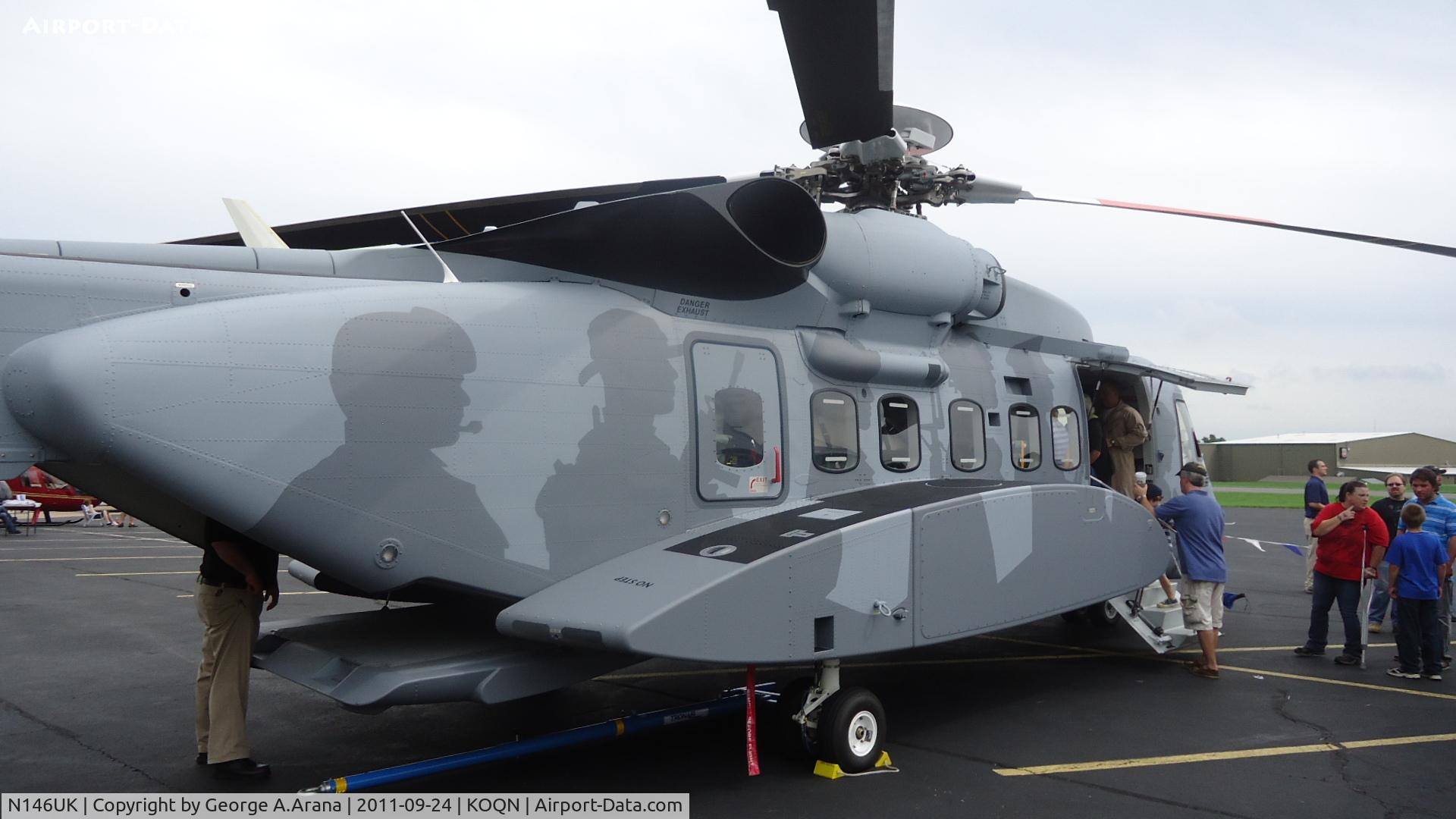 N146UK, 2011 Sikorsky S-92A C/N 92-0146, Starboard quarter rear view