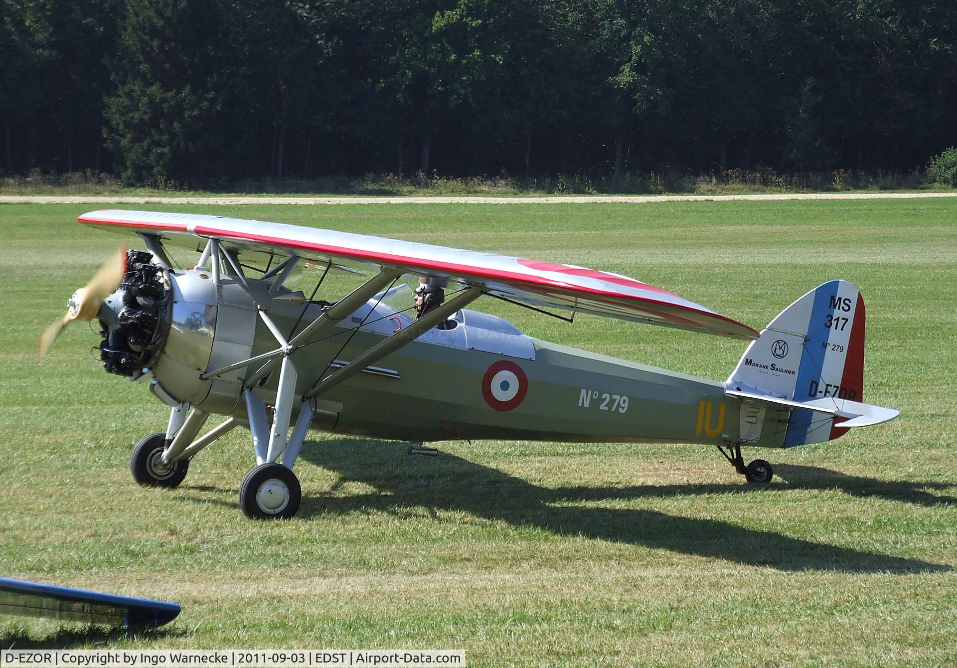 D-EZOR, Morane-Saulnier MS.317 C/N 6533, Morane-Saulnier  MS.317 at the 2011 Hahnweide Fly-in, Kirchheim unter Teck airfield