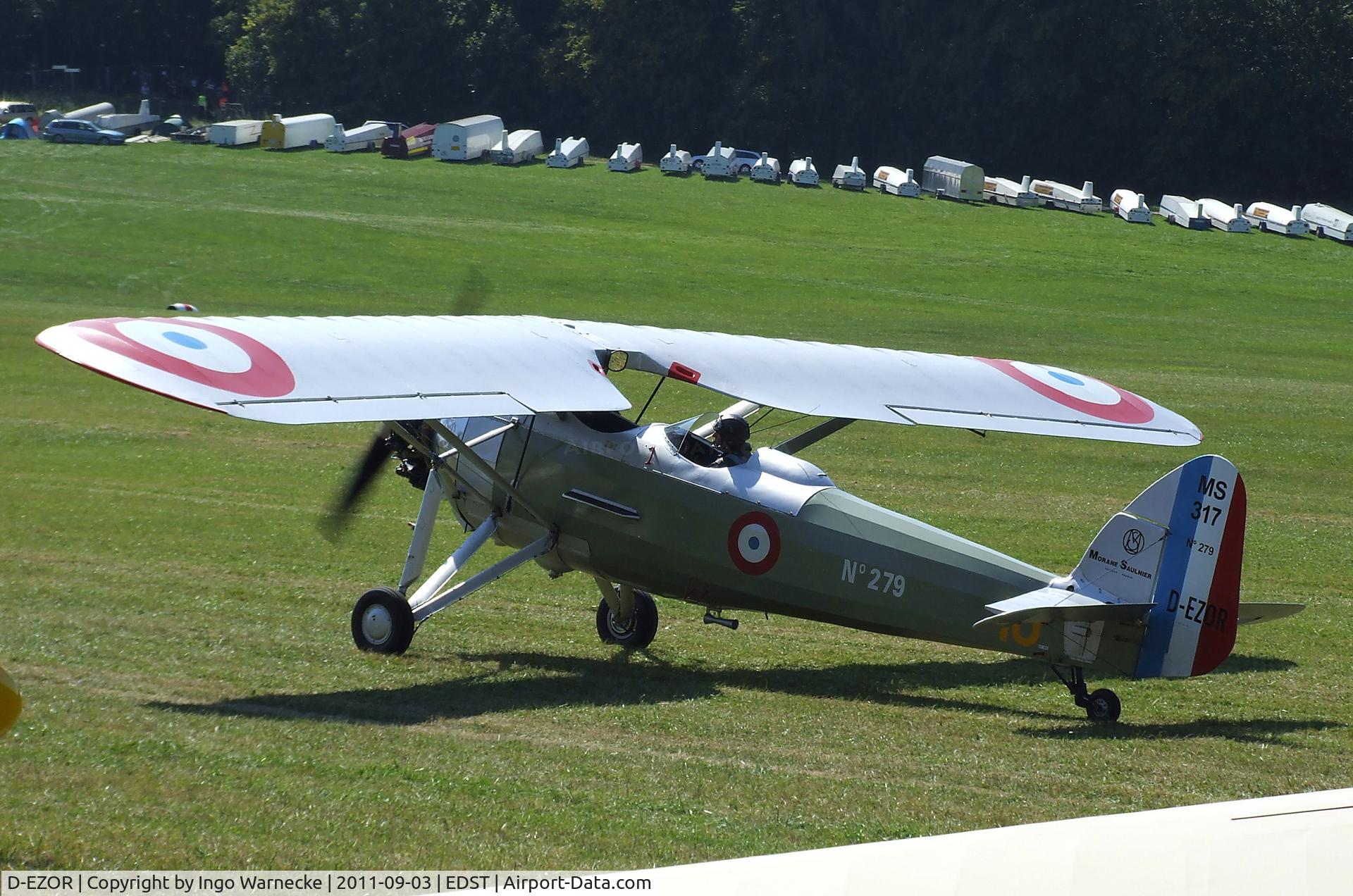 D-EZOR, Morane-Saulnier MS.317 C/N 6533, Morane-Saulnier  MS.317 at the 2011 Hahnweide Fly-in, Kirchheim unter Teck airfield