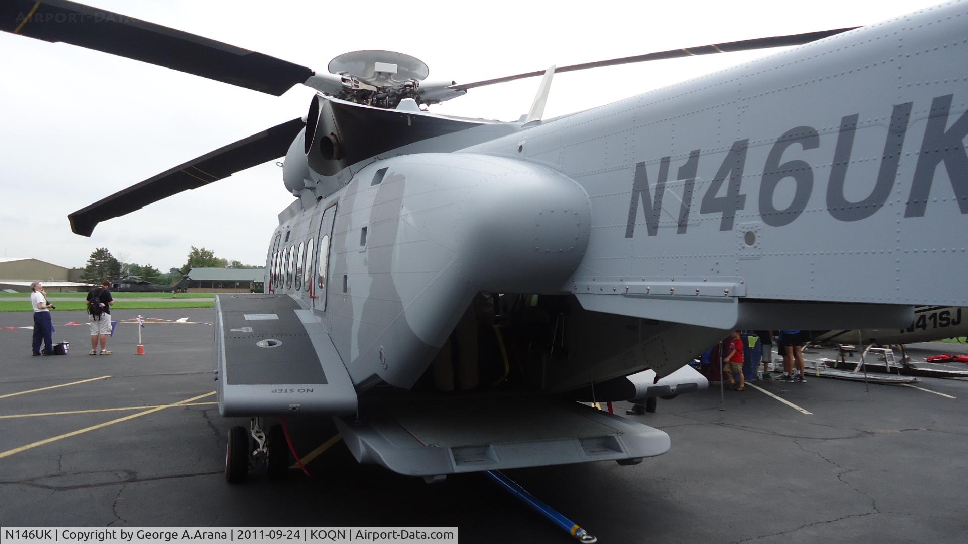 N146UK, 2011 Sikorsky S-92A C/N 92-0146, Ramp and N-number registration