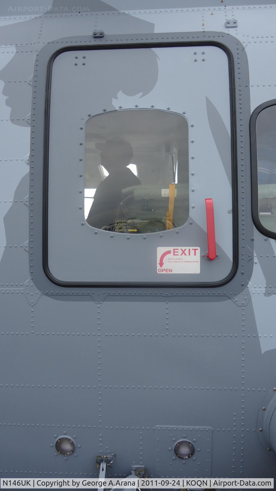 N146UK, 2011 Sikorsky S-92A C/N 92-0146, Emergency popout window/frame