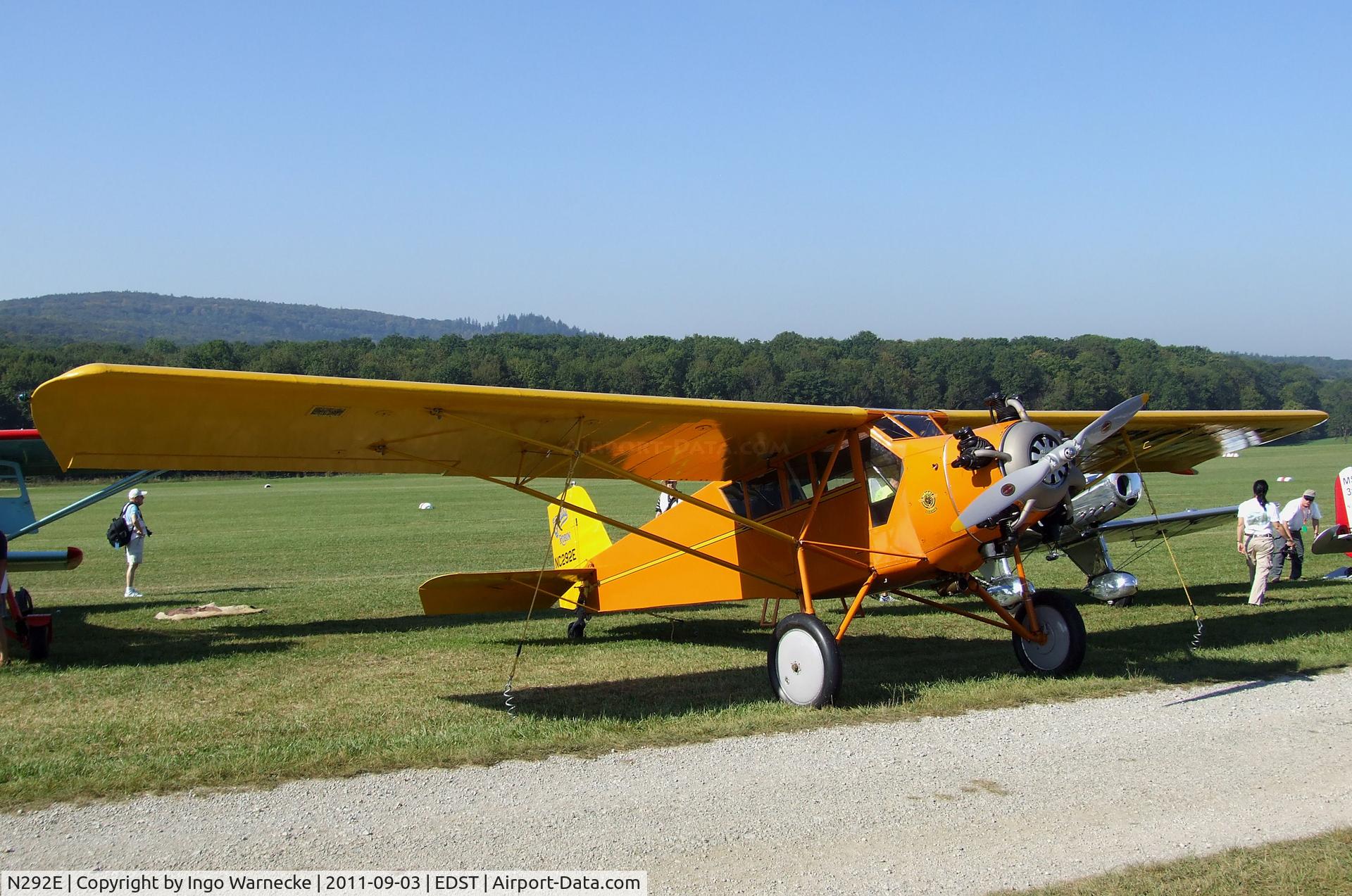 N292E, 1929 Curtiss-Wright Robin J-1 C/N 130, Curtiss-Wright Robin J-1 at the 2011 Hahnweide Fly-in, Kirchheim unter Teck airfield