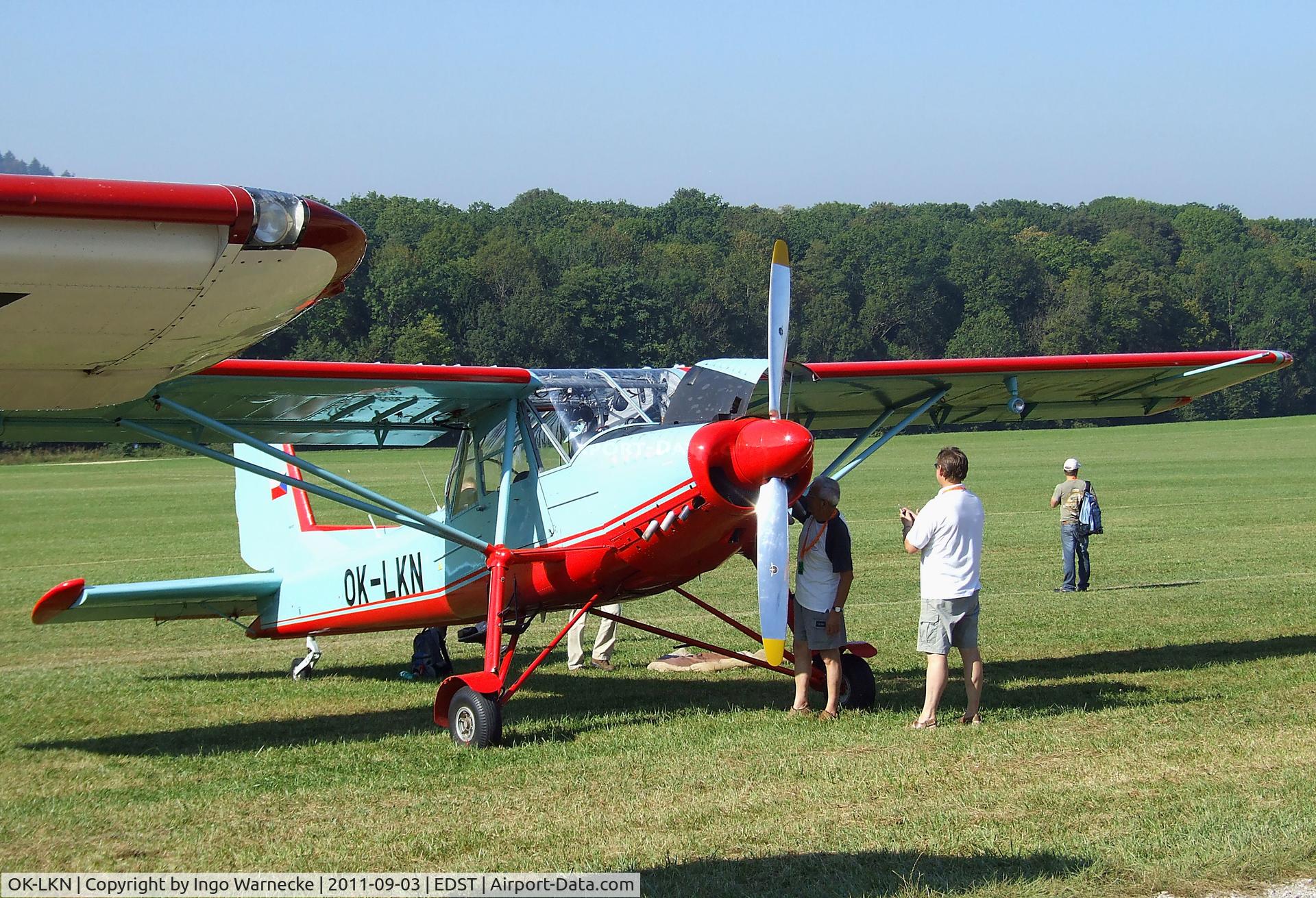 OK-LKN, 1957 Aero L-60 Brigadyr C/N 150507, Aero L-60 Brigadyr at the 2011 Hahnweide Fly-in, Kirchheim unter Teck airfield